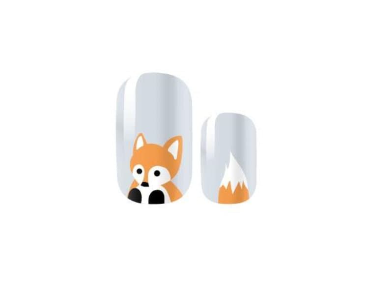 Little Fox - Long Lasting Nail Wraps - Nail Strips - Dry Nail Polish