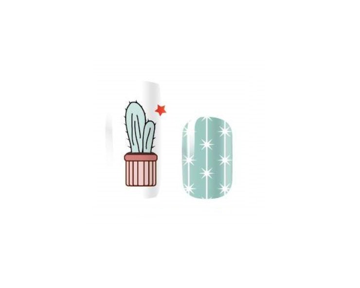 Cactus - Nail Wrap - Dry Nail Polish