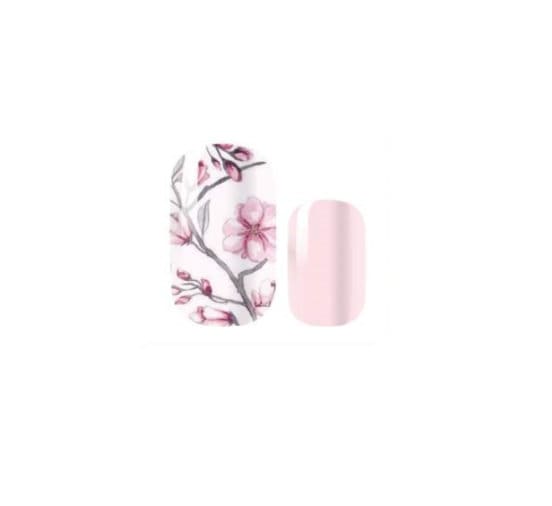 Pink Cherry Blossom - Dry Nail Polish - Long Wear Nail Wraps - Nail Stickers