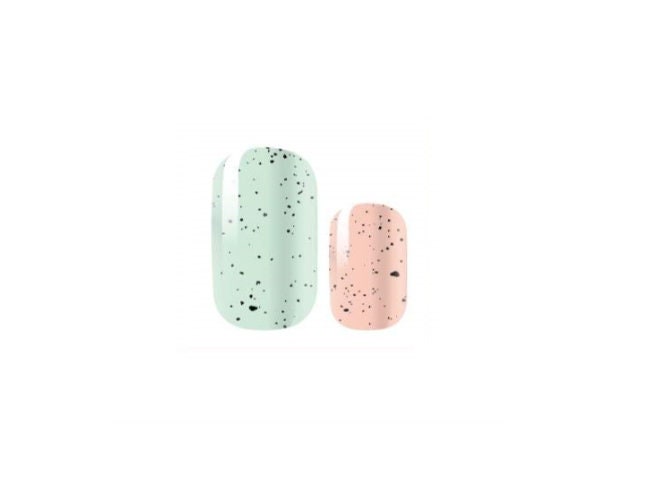 Rainbow Pebble - Pastel - Dry Nail Polish - Long Wear Nail Wraps