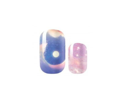 Pastel Celestial - Dry Nail Polish - Long Wear Nail Wraps - Nail Stickers