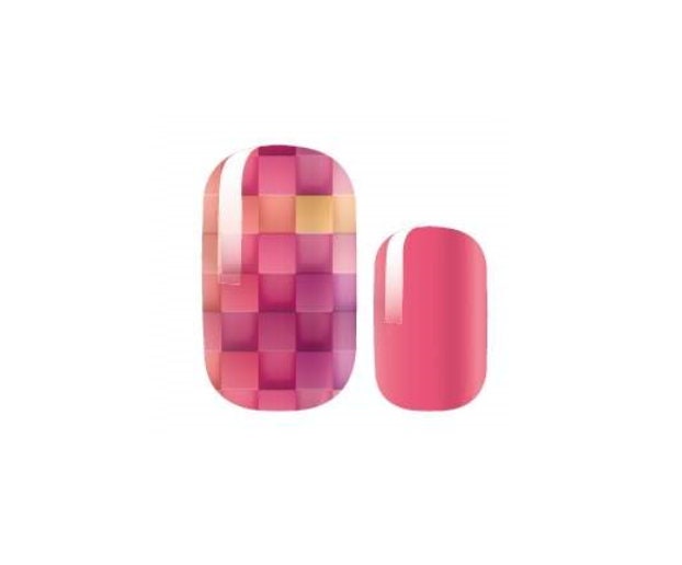 Ombre Pink - Fabric - Dry Nail Polish - Long Wear Nail Wraps - Nail Strips - Nail Stickers