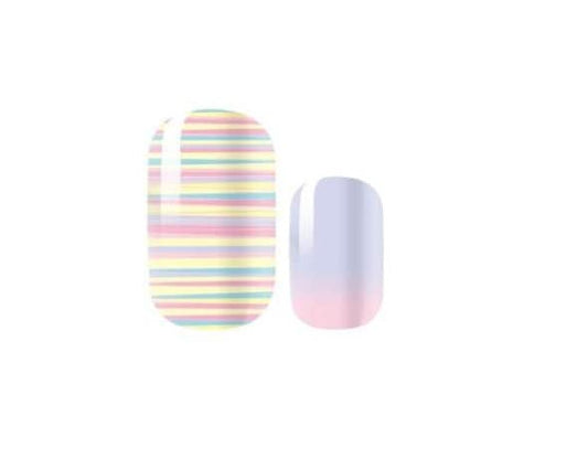 Nail Wraps - Nail Strips - Nail Stickers - Nail Polish - Pastel Ombre Rainbow - Pride Nail Wraps