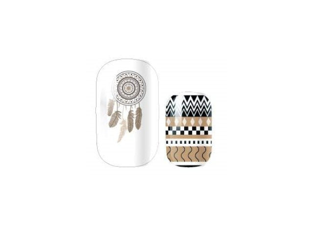 Nail Wraps - Nail Stickers - Nail Polish - Nail Strips - Nail Decals - Neutral Tribal - Dream Catcher