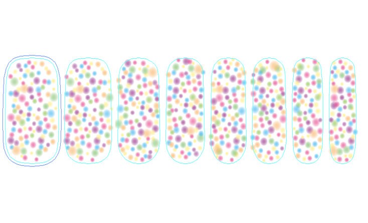 Funfetti - Colorful Polka Dot - Rainbow Nail Wrap - Nail Sticker - Nail Decal - Nail Polish Strips