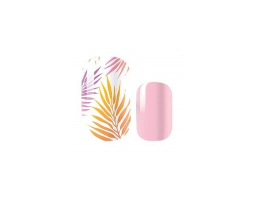 Nail Wraps - Nail Stickers - Nail Decals - Nail Polish - Ombre Pink Fern