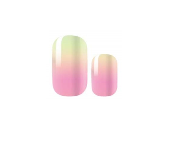 Nail Wraps - Nail Polish - Nail Stickers - Nail Decals - Ombre Rainbow Nail Wraps