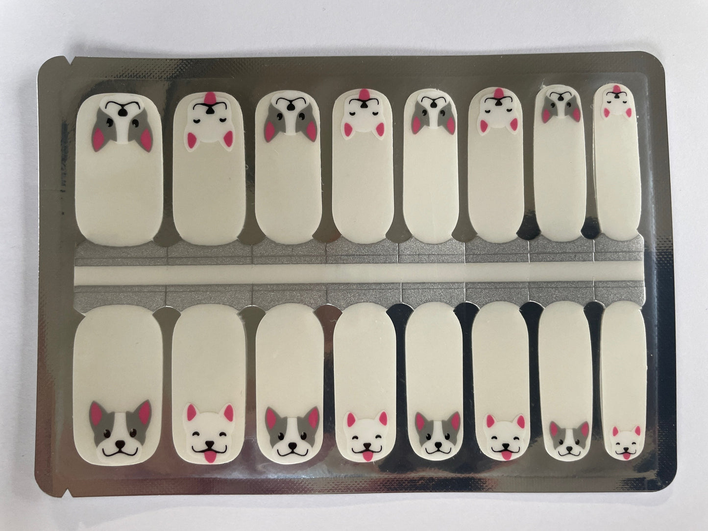 Nail Wraps - Nail Stickers - Nail Decals - Nail Polish - Transparent Dogs