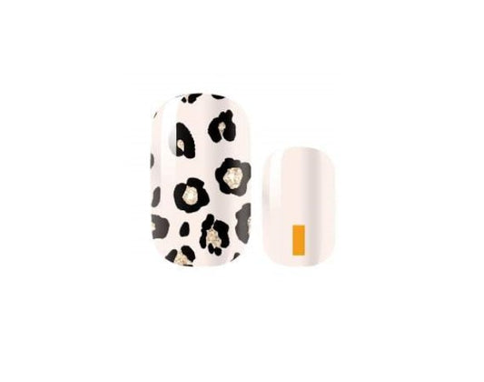 Nail Wraps - Nail Decals - Nail Stickers - 100% Nail polish - Pink White Gold Neutral - Animal Print