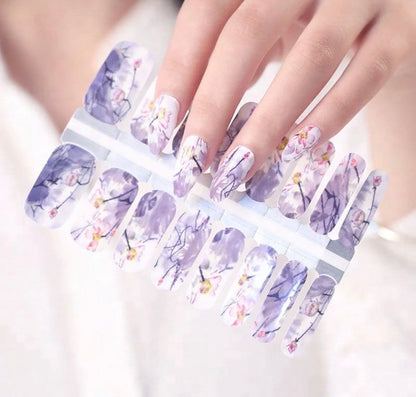 Nail Wraps - Nail Stickers - Nail Polish Strips - Nail Decals - Watercolor Floral