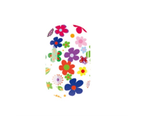 Nail Wraps - Flower Child Nail Wraps - Nail Polish Strips Spring - Floral